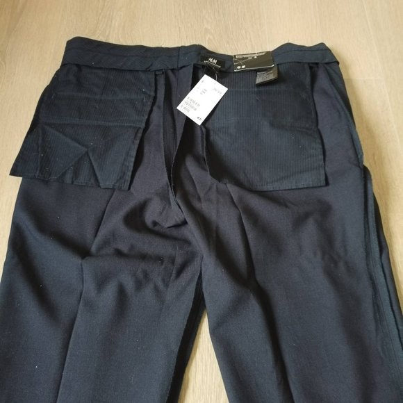 Navy Blue Slim Fit H&M Dress Pants - Picture 9 of 11